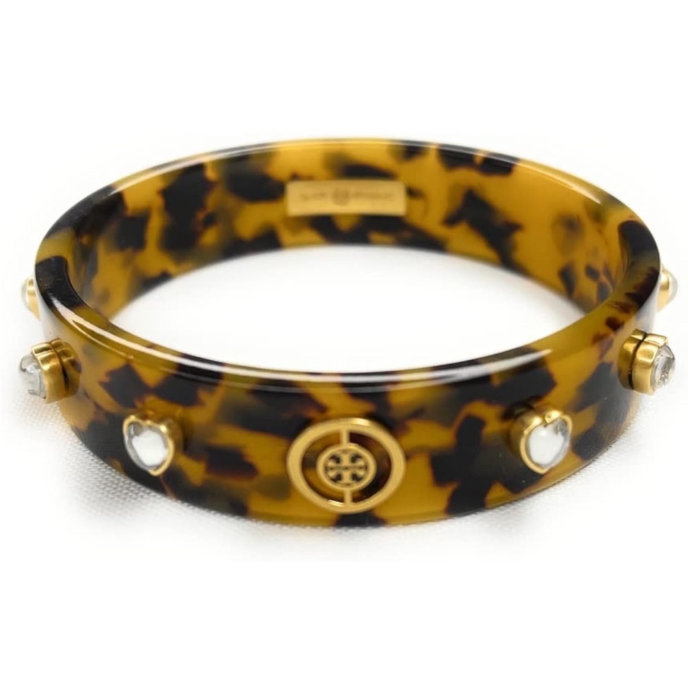 New Tory Burch Split Circle Resin Bangle